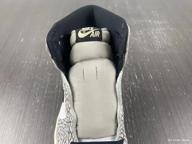 1st Kicks Shoes Cement 1 Jordan High White OG Air DZ5485-052 0610